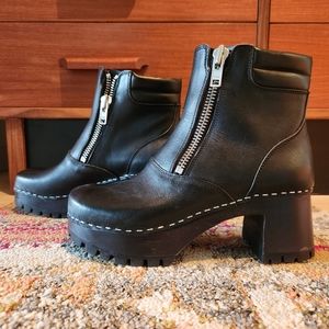 Swedish Hasbeen Biker Boot, Size 39